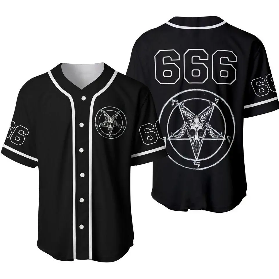Team Satan 666 Baseball Jersey