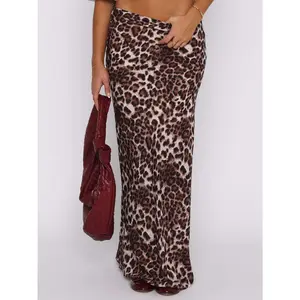 Leopard Maxi Skirt