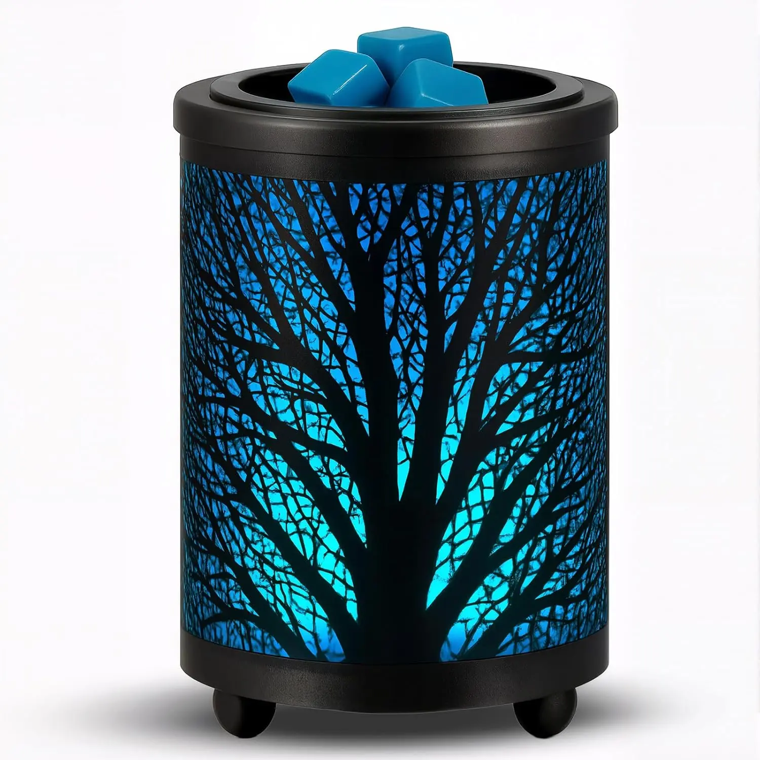 Electric Wax Melt Warmer PTC Heating Plate with 7 Colors LED Changing Light Wax Warmer Fragrance Warmer for Home Office Gifts & Decor
