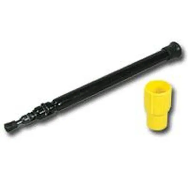 Lisle 45900 Telescoping Hood Prop with Base Support, 3-Piece Adjustable 20"-48.25" Shaft and Non-Slip Lock for Automotive & Cycling Repair, 20" To 48 1/4", Support To Prevent Slipping, Telescoping Shaft