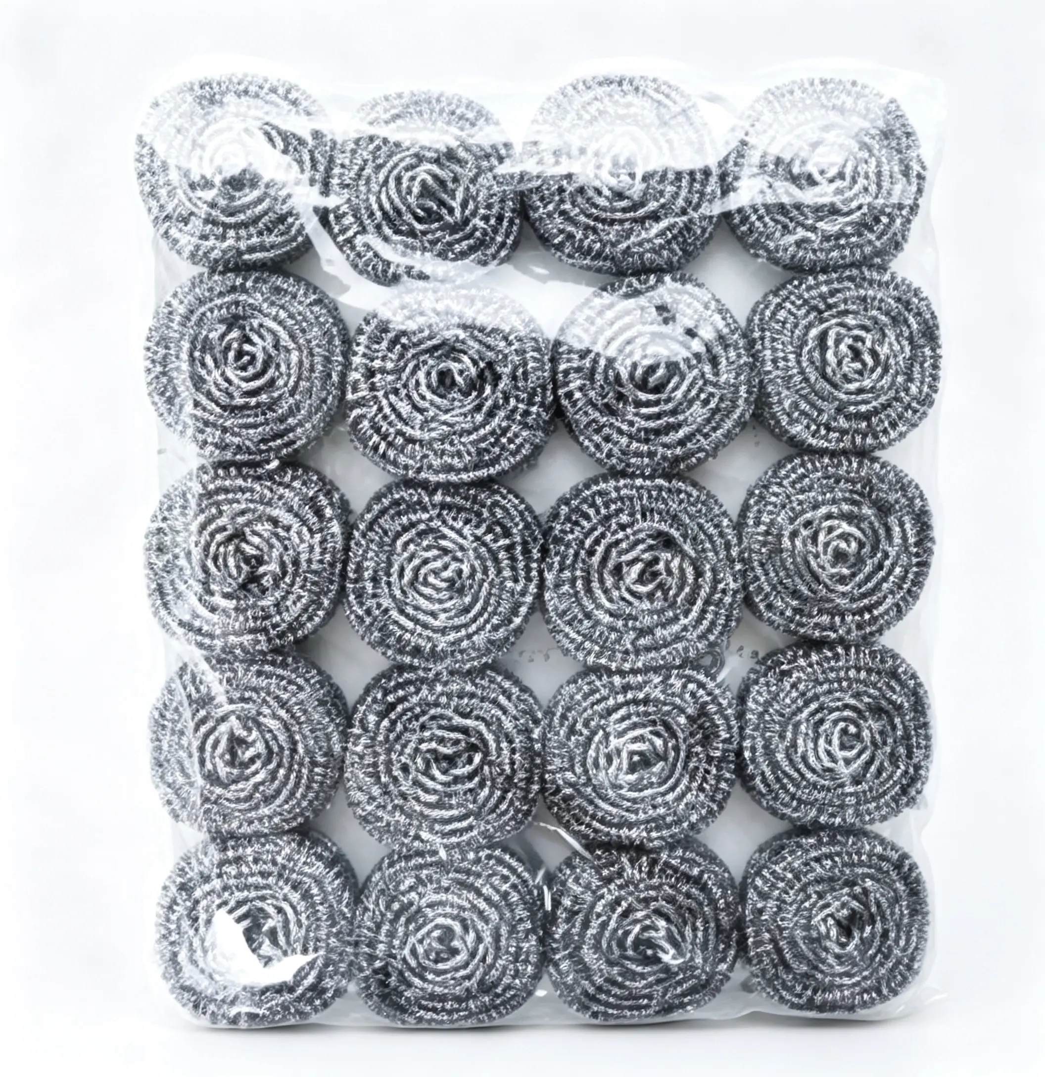 20 Pcs Stainless Steel Scrubber Sponges, Metal Wire Cleaning Balls for Heavy Duty Stain Removal