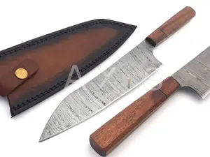 Twisted Patterned Kitchen Knife