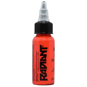 Radiant Colors - Rodeo Red Tattoo Ink for Real Human Skin Tattooing and Shading, 1oz Bottle