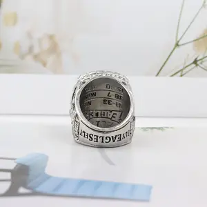 2017 Eagles Design Ring, with inscription on the inner circle, good quality. Fan ring.