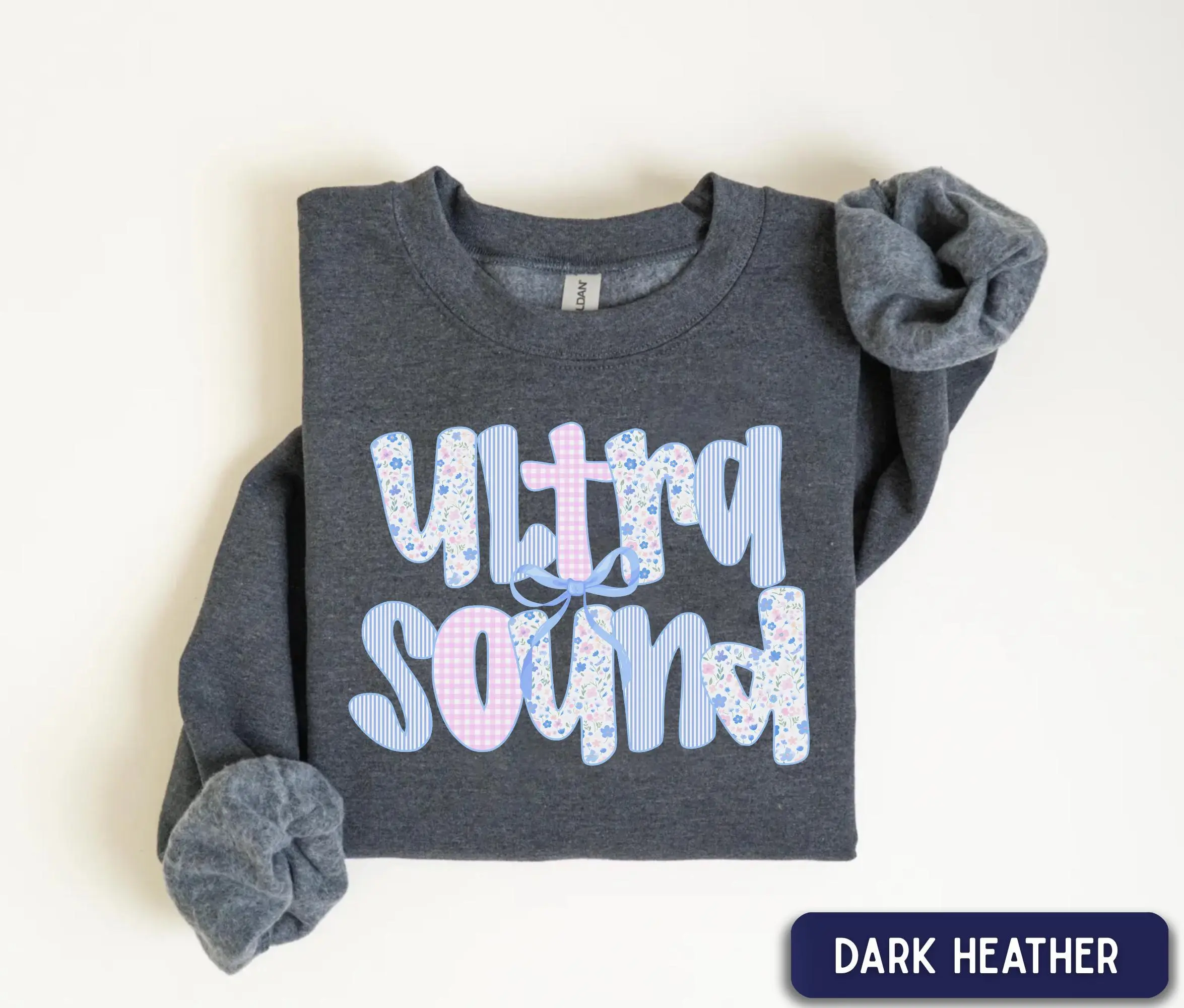 Floral Ultrasound  Short Sleeve T-SHIRT / Sweatshirt , Sonographer, Ultrasound Tech shirt, Sono Tech Gift, Sonography Shirt, Radiology Graduation gift