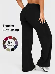 Women's Quick-Dry Loose Straight Leg Pants, High Waist Tummy Control Casual Sportswear, Comfortable and Stylish Workout Bottoms, Activewear Fitness, Yoga Bottom