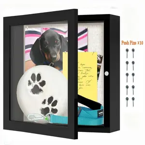 Shadow Box Frame 8x8in for DIY Display, Wood Color Options, Durable Sturdy Frame, Perfect for Photos Flowers Gifts and Home Decor