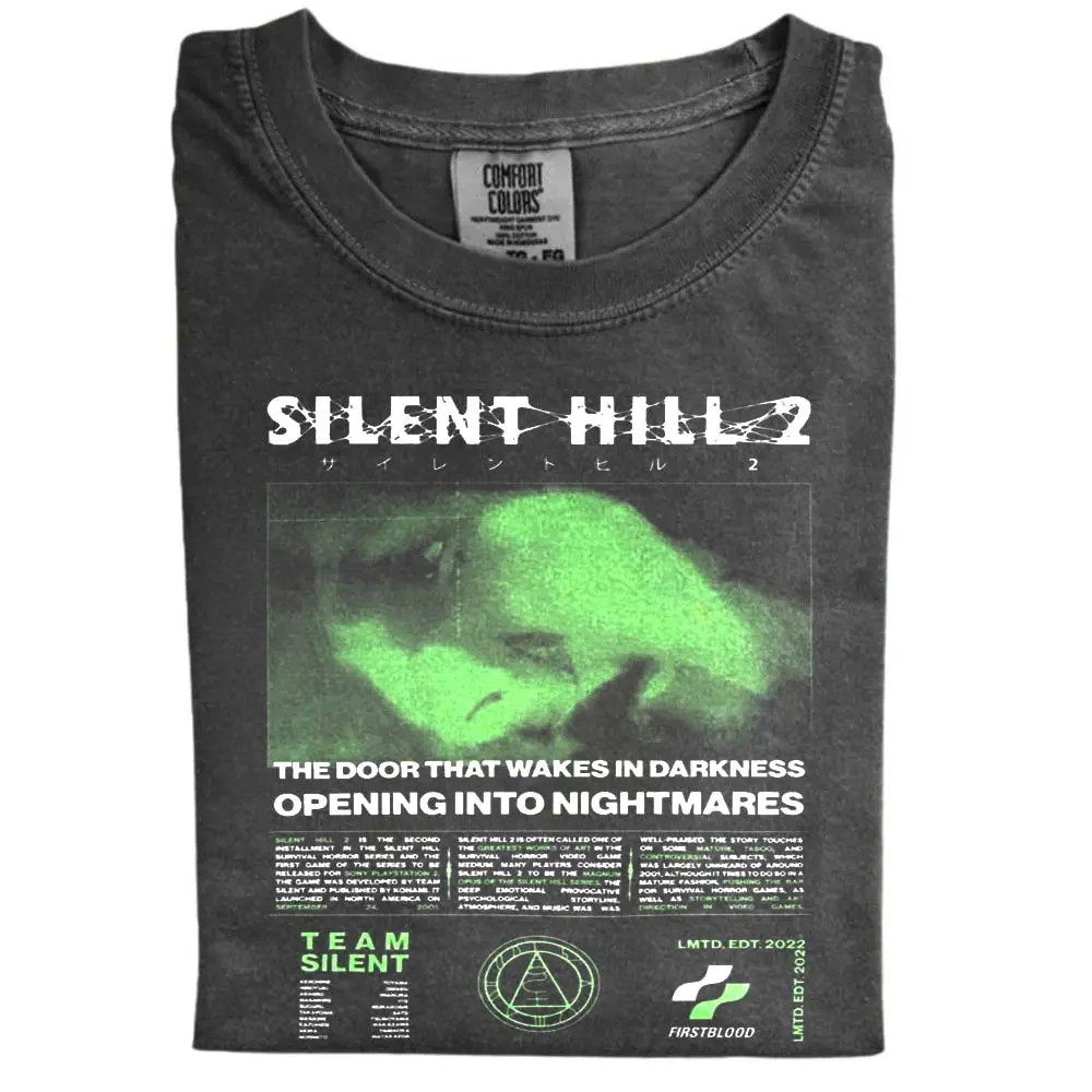 The Silent Hill 2 Comfort Color, Vintage Game Shirt, Hip Hop Fashion T-Shirts, Gift for Men, Gift for Women, Crew Neck T-shirt, Trending T-shirt
