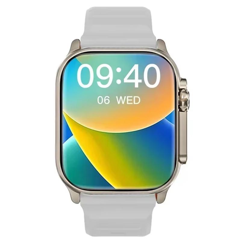LAXASFIT X10 Ultra Smart Watch Bluetooth Call Message Alert Heart Rate Monitor Sports Watch for Android iOS Men Women AMOLED Display 2.01-inch