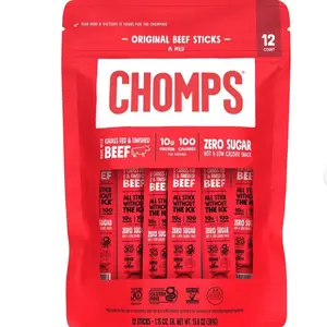 MILD - MILD - Chomps Original Beef Jerky Snack Sticks, 12pk