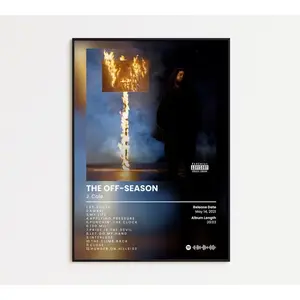 [Sale off up to 65%][Free Ship][No Frame] J. Cole Album Poster Set of 6, Album Cover Print, Tracklist Poster, Rap Poster, Cover Art Poster, Hip Hop Poster