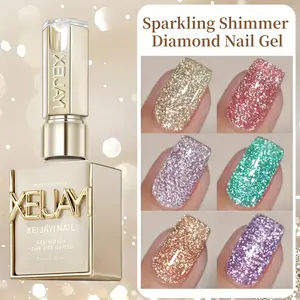Glamorous Nails Seasonal Nail Art 6Colors 15ml Nail Gel Polish Soaking LED Nail Gel Salon Female Nail Art Tools Four Seasons Fashion