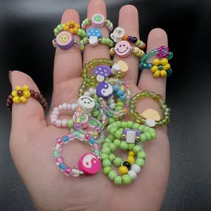 Hand Made Beaded Rings