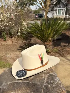 Laredo Sombrero 1000x Brown, Estilo Sinaloa Lightweight Comfortable Palm Hat Fedora Style Western Touch Ideal for Hot Weather Casual Mexican Style