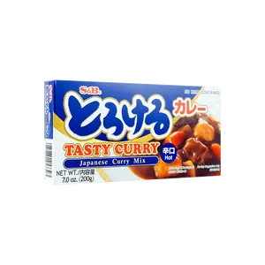 S&B Torokeru Curry Extra Hot 200g - Authentic Japanese Spicy Curry Roux for Authentic Flavor