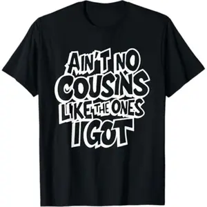 Unique Cousin Crew TShirt Black Funny Family Gift