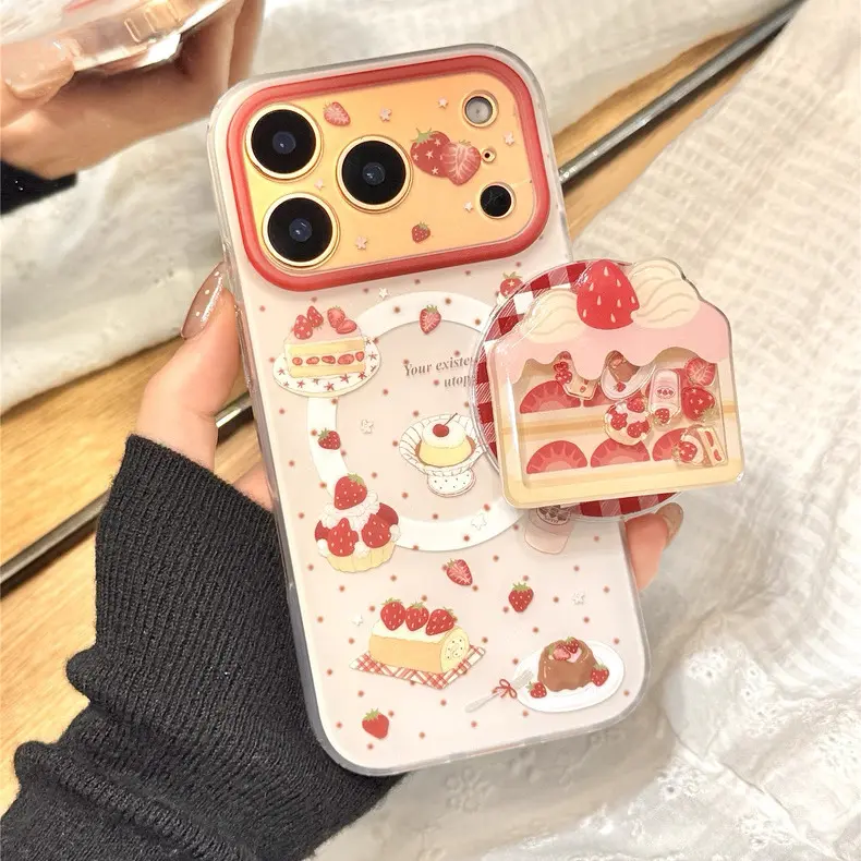 Strawberry Cake Magsafe iPhone Case