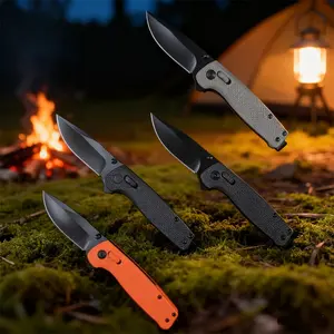EDC Folding Pocket Knife - Compact Lightweight, Sharp Blade with Liner Lock, Perfect for Everyday Carry, Camping & Utility Use