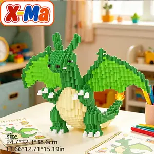 Dragon Building Blocks Set dinosaur - Fantasy Winged Dragon Micro Brick DIY Toy for Kids & Home Decor