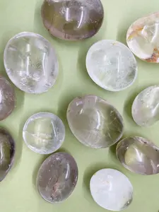 Clear Quartz Palm Stone