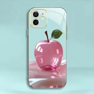 Creative Fruit high-end crystal-plated lightweight luxury soft case for【iPhone 12】--975