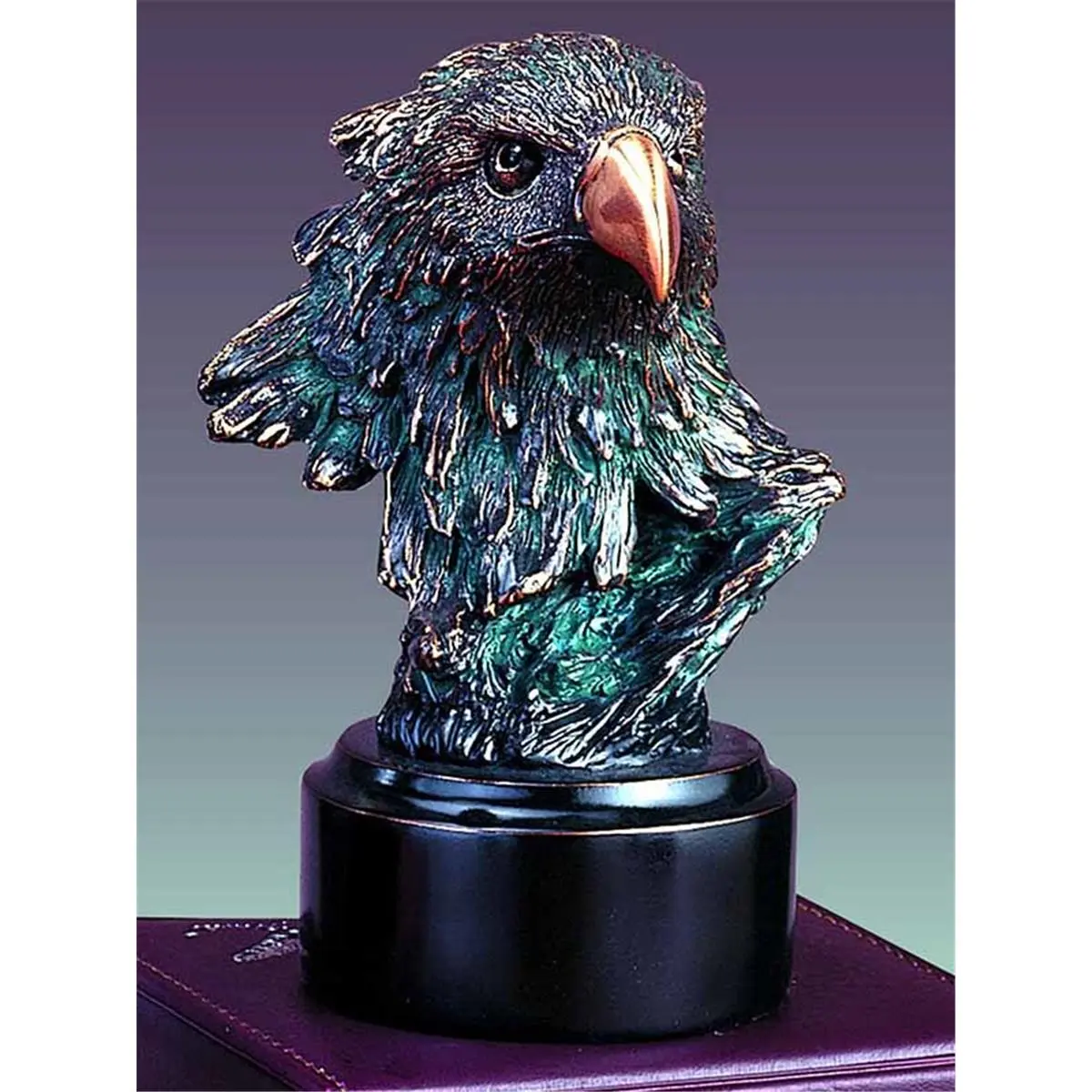 212 MAIN 5.5 in. Eagle Head Decorative Sculpture - Animal Design Figurine with Silhouette Detail, Home Decor Accent, Home Supplies Ornament, Decorative Sculptures