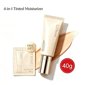 CITRINE Tinted Face Cream 40g | Foundation Moisturizing BB Cream Quick Makeup Application Tinted Foundation No-Makeup