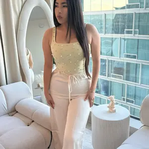 Satin Pearl Pants