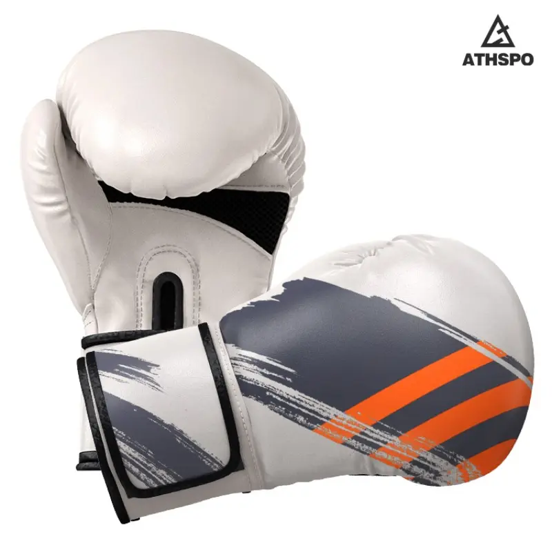 Athspo Boxing Gloves for Adults, Unisex Muay Thai Training Mitts, 1 Pair Sandbag Punching Gloves, 12-13 Inch Diameter