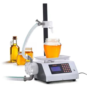 fathersdaygift  VEVOR Liquid Filling Machine, 50-5000 g Weighing Capacity, Automatic Bottle Filler Machine Bottling Machine Gear Pump Digital Control for Honey, Oil, Wine, Detergent, Viscous Liquids (Single Nozzle)