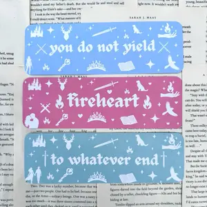 throne of glass inspired quote bookmark| SJM | booktok | fantasy reader gift| tog | fireheart | you do not yield | to whatever end
