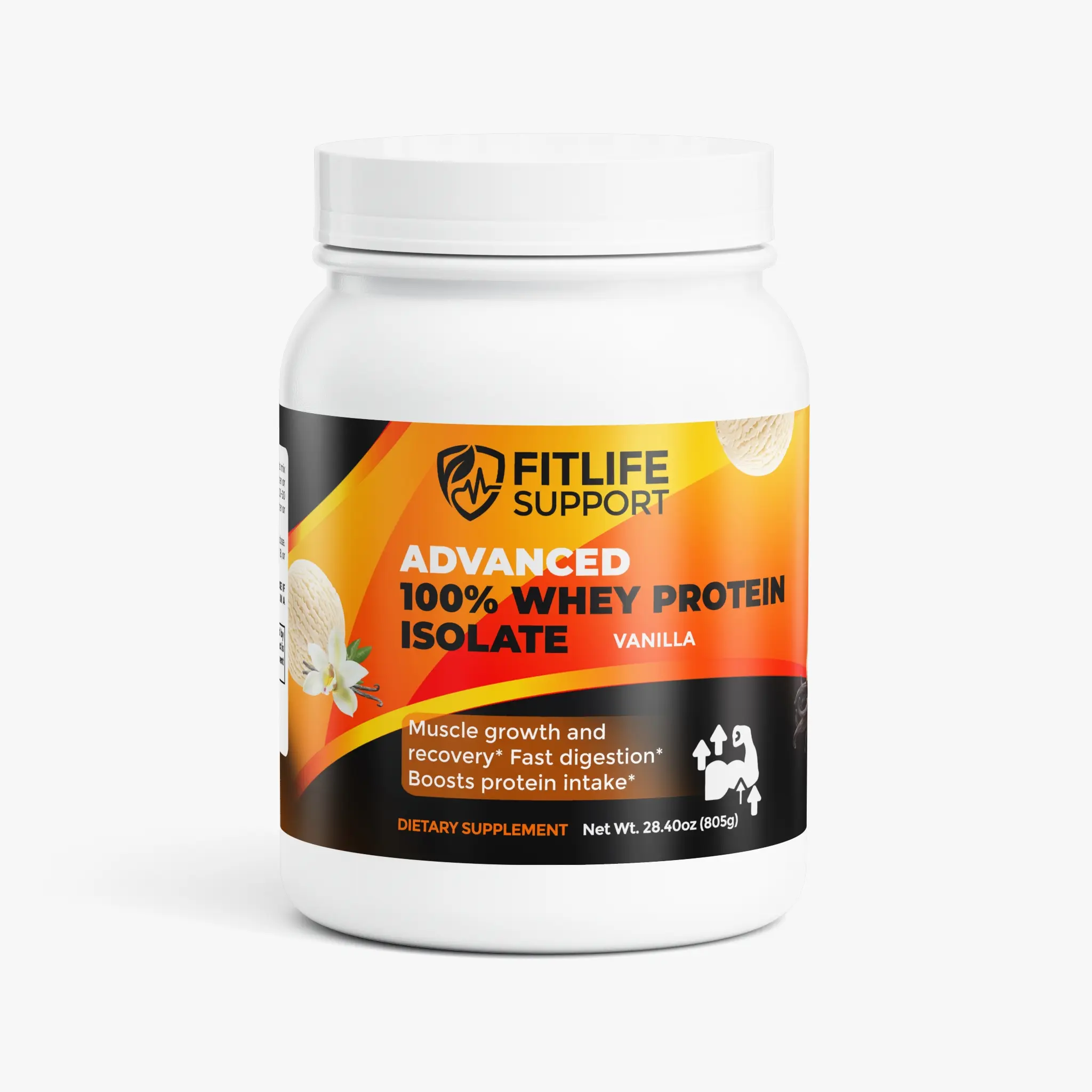 Advanced 100% Whey Protein Isolate Vanilla — Muscle Growth & Recovery
