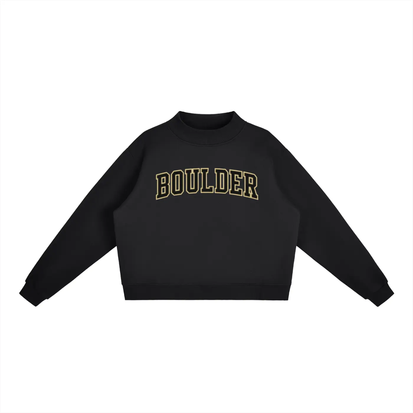 Colorado Boulder Mock-Neck Crew Sweatshirt