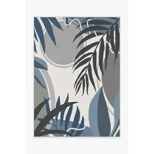 Tulum Ivory Blue Outdoor Rug
