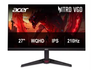 Acer Nitro 27 inch WQHD 2K 1440P 210Hz IPS with AMD FreeSync Premium 0.5ms Built-in Speakers Gaming Computer Monitor VG270U X2bmiipx