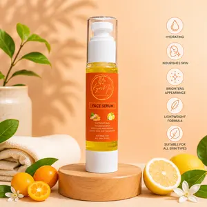 FACE SERUM WITH TURMERIC,LEMON, KOJIC ACID , NOURISHING CARE