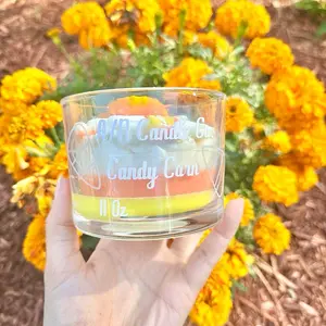Candy Corn Candle - large 11 oz candle