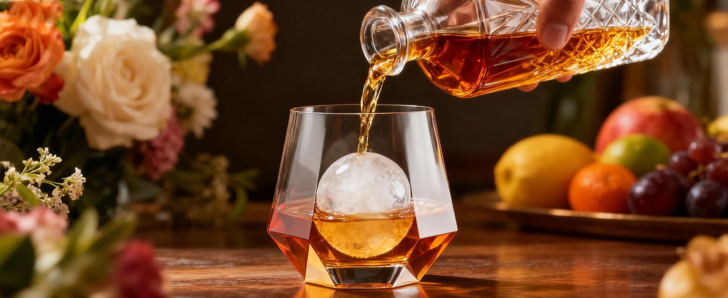 40 PCS Clear 9 Oz 12 Oz Plastic Wine Whiskey Glasses, Diamond Stemless Unbreakable Disposable Wine Glasses for Parties, Ideal for Weddings, Christmas, Halloween,Holidays,pool party,Daily Use