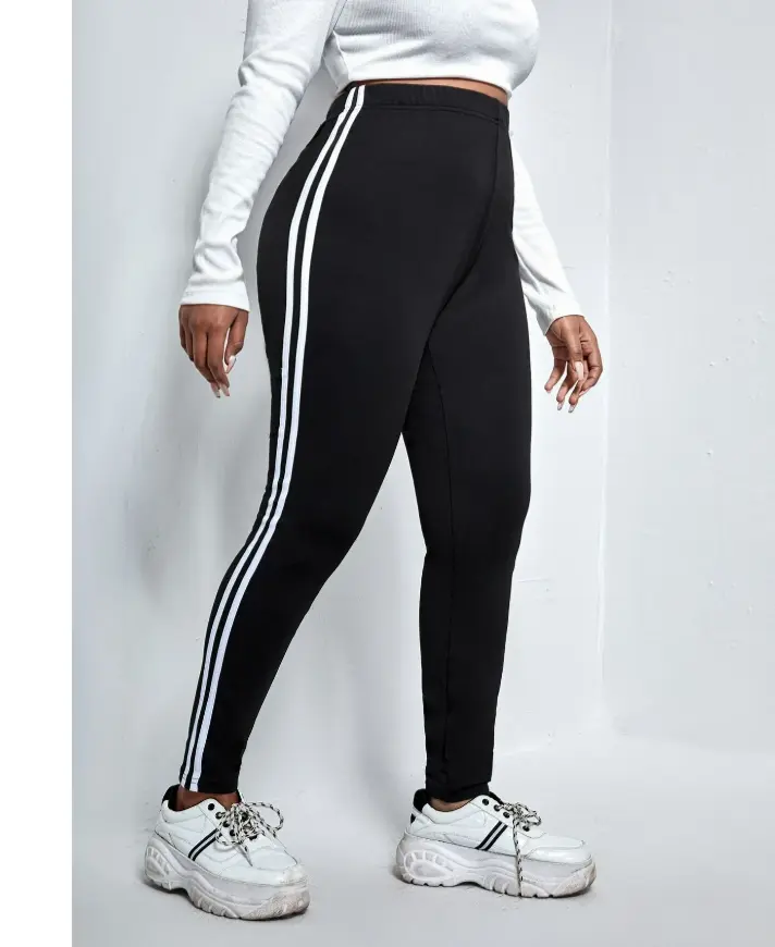 Plus Side Striped Leggings yoga legging Plus Side Striped Leggings yoga legging