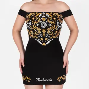 Isabel Embroidered State Dress