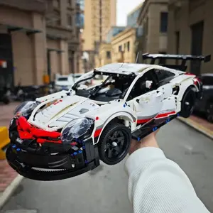 New 1580PCS Technical Performance Race Car Building Block Bricks 42096 Sport Vehicle 1:8 Scale Display Model Toy Gift for Kids Creative Building Blocks