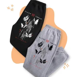 Sleep Token Butterflies Band Logo Sweatpants Rock Off Officially Licensed Machine Washable Gift For Her Him