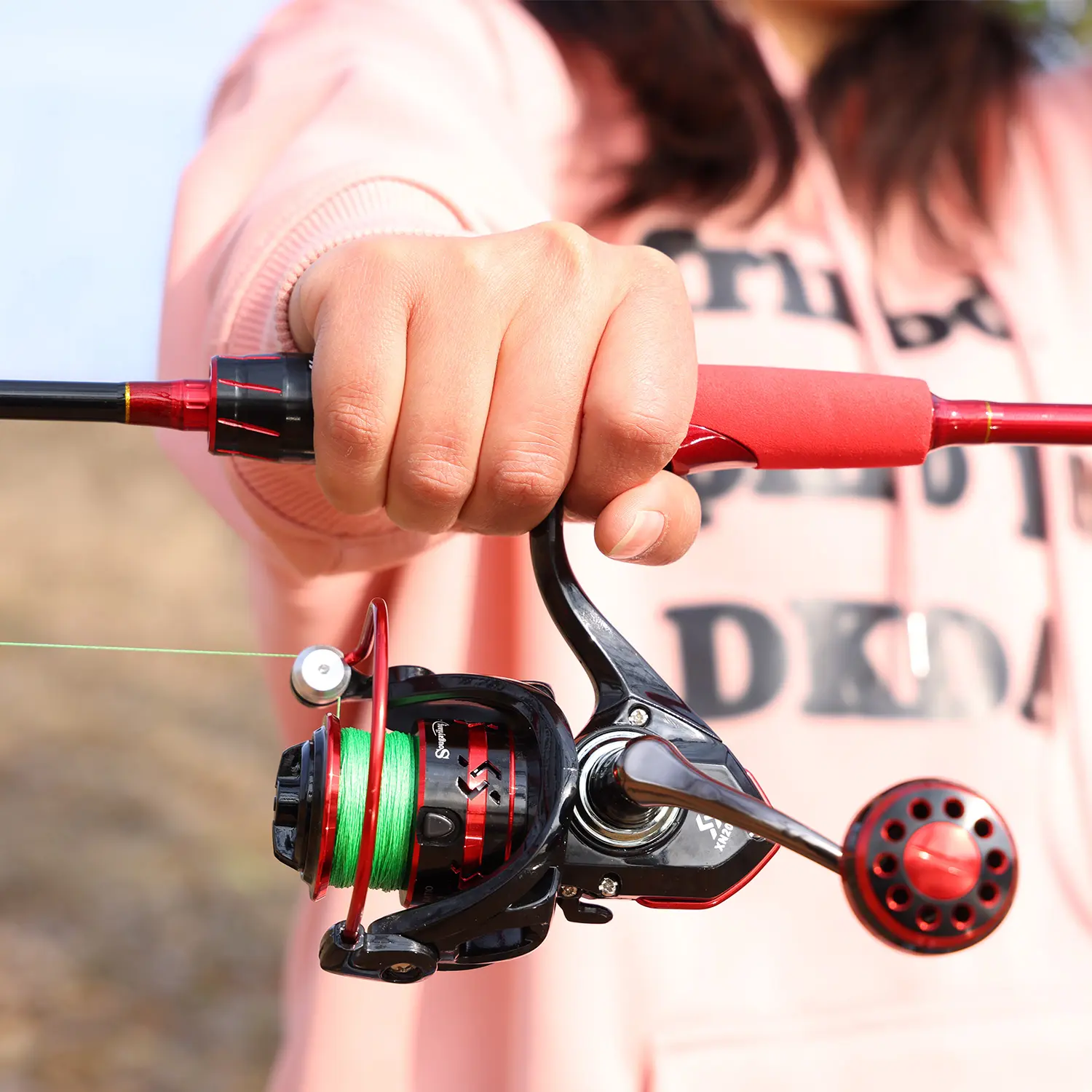 Sougayilang Fishing Combos, 4-12LBS Two Pieces Light Weight Pole With 12+1BB High Speed Smooth Powerful Gear Combo, Avaliable For Freshwater Saltwater, Spinning Fishing Combo - TikTok Shop Sougayilang Fishing Combos, 4-12LBS Two Pieces Light Weight Pole With 12+1BB High Speed Smooth Powerful Gear Combo, Avaliable For Freshwater Saltwater, Spinning Fishing Combo - TikTok Shop
