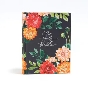 CSB Notetaking Bible, Hosanna Revival Edition, Dahlias Cloth Over Board, Black Letter, Single-Column, Journaling Space, Reading Plan, Easy-to-Read Bible Serif Type Hardcover – Illustrated, June 15, 2021