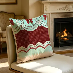 45×45cm 1Pcs Sweet Lolita Lace Whispers Series Throw Pillow, High-Elastic Plump and Not Easily Deformed, Mild and Delicate Touch, Decorates Sofas and Beds, Highlights Sweet Vital Style.