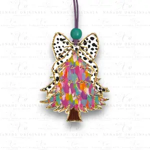 Colorful Coquette Tree Ornament