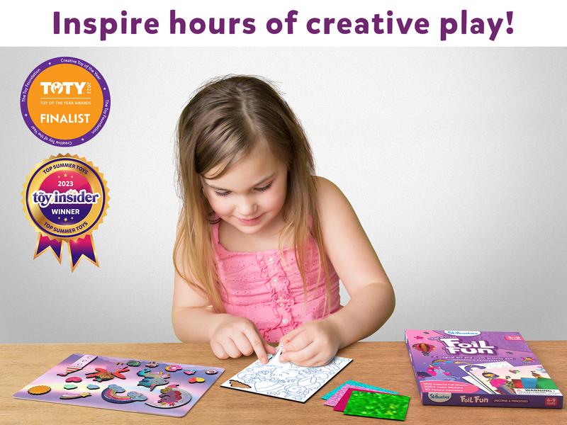 Skillmatics Foil Fun - Art & Craft Activity, Mess Free Art, DIY Creative Kit for Kids Ages 4 and up