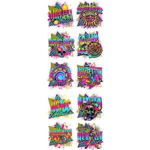 ROCK BAND 2 PREMADE GANGSHEET  - 22X60  DTF TRANSFERS - DIRECT TO FILM
