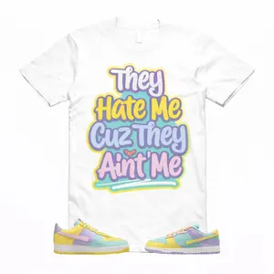 Pastel Graffiti Typography T-Shirt and Sneakers Set: Mint Green, Multicolor Statement Lettering