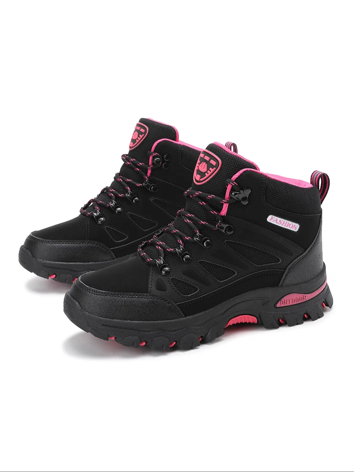 Fashion Women's Hiking Shoes, Outdoor Trekking Shoes, High Top Colorblock, Outdoor Adventure Comfortable Breathable Non-Slip, Fall Winter New Arrival
